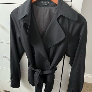 Theory black belted short jacket. S